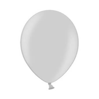 Balony 5" Metalik Silver 100 szt