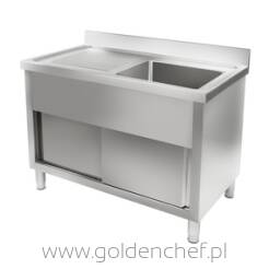 stół ze zlewem i szafką 120/65