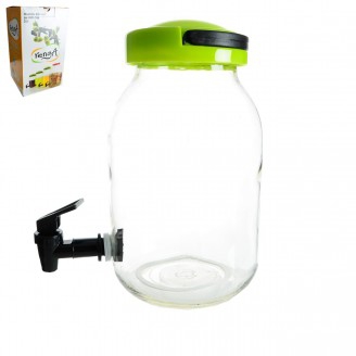słój  z kranem dyspenser 4,25l.
